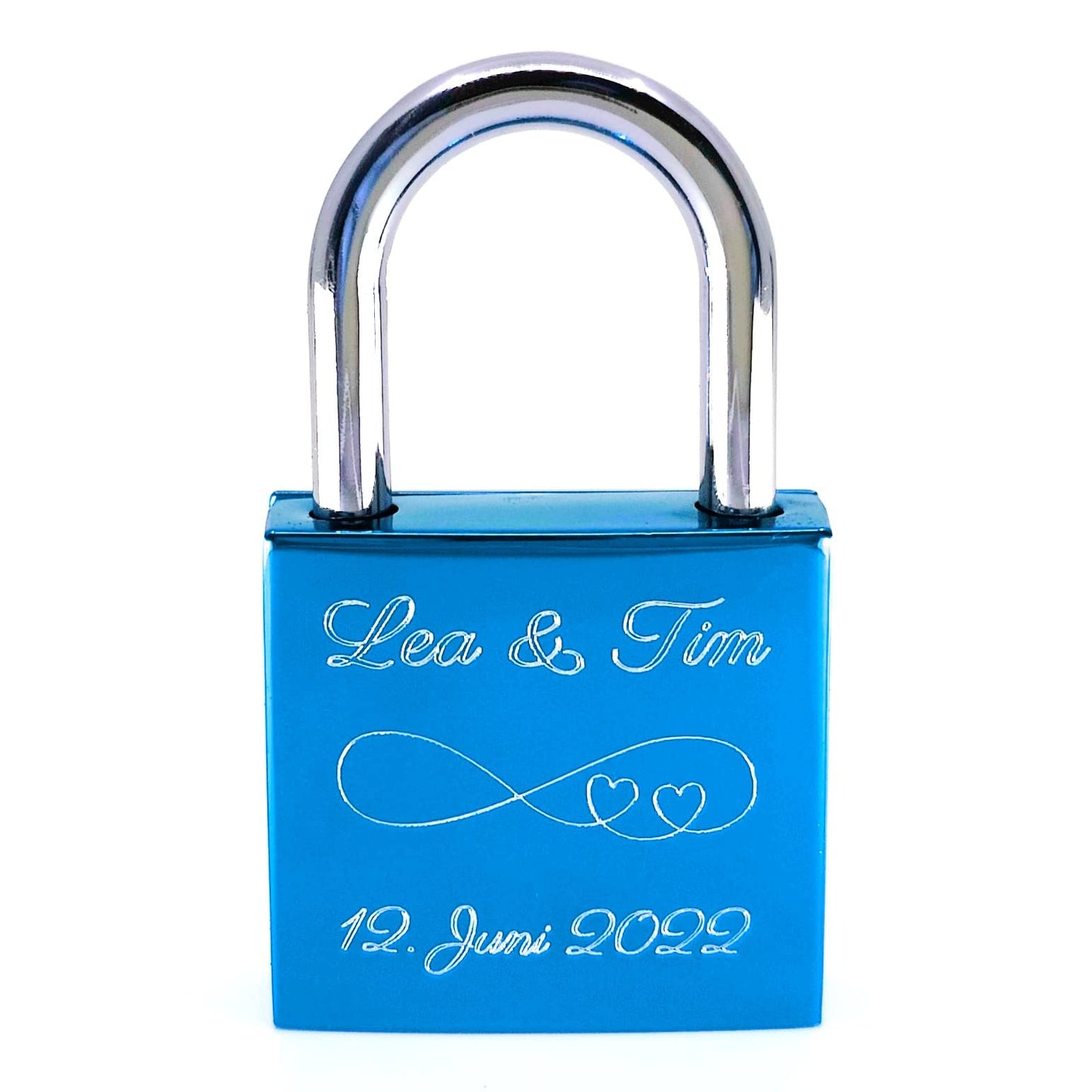 Liebesschloss Bali Blau