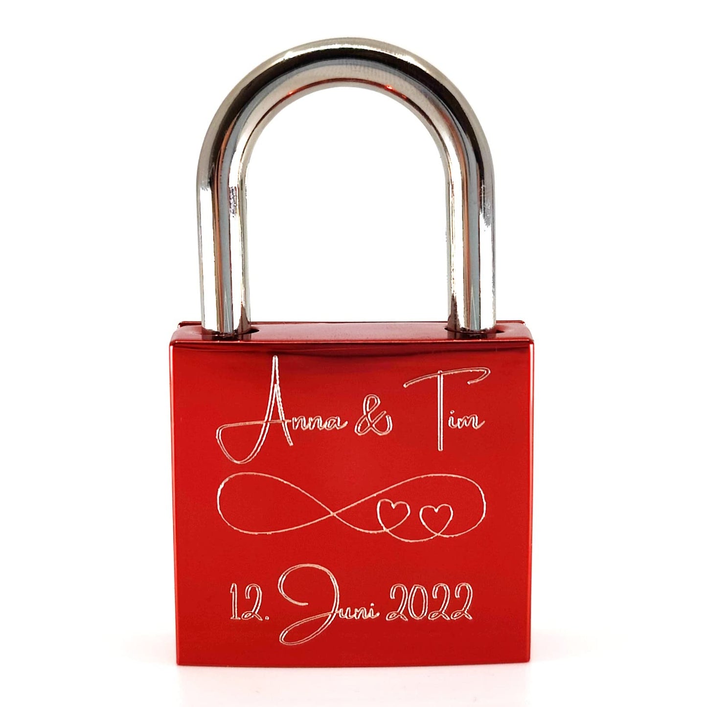 Weiteres Schloss: Liebesschloss Rubin Rot