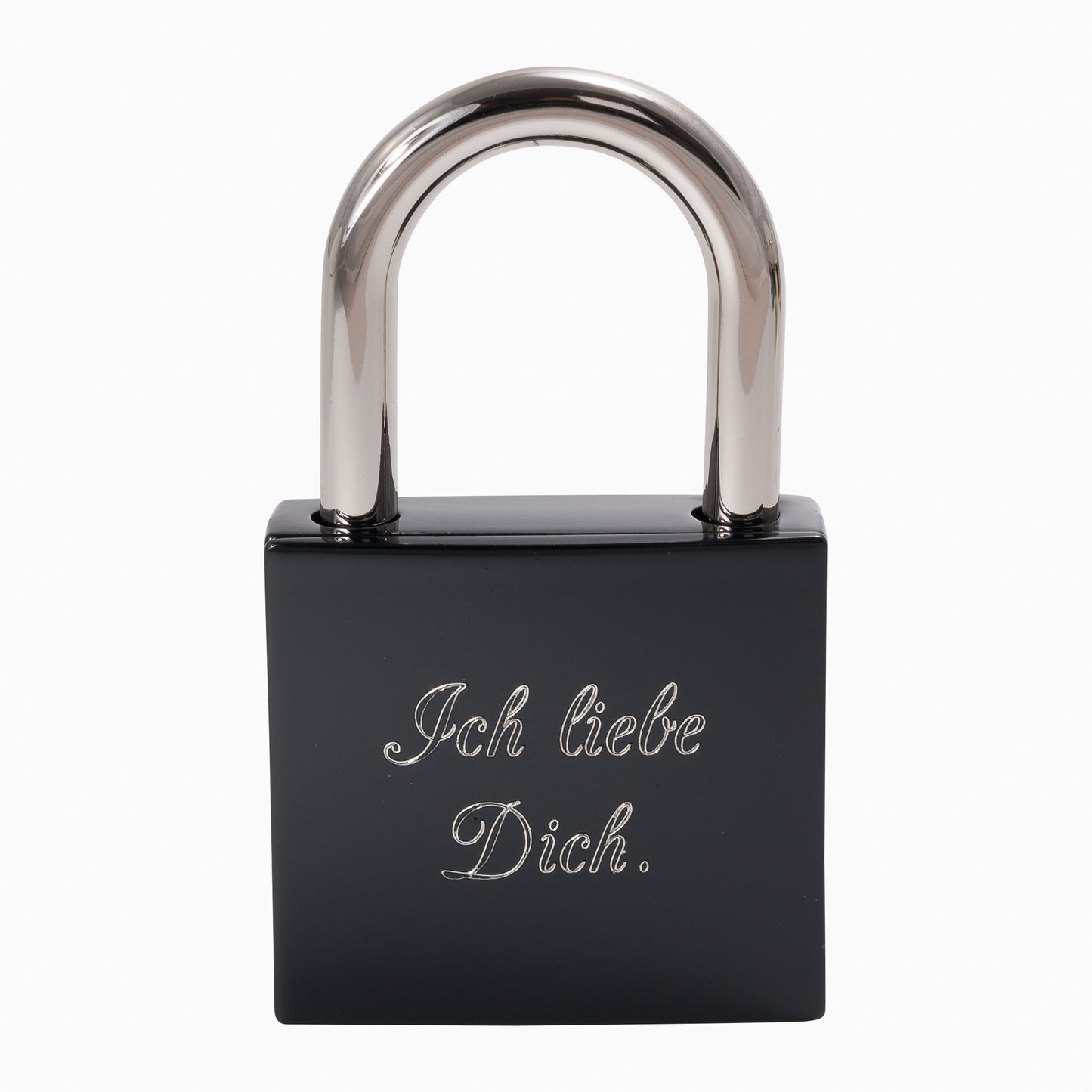 Weiteres Schloss: Liebesschloss Onyx Schwarz