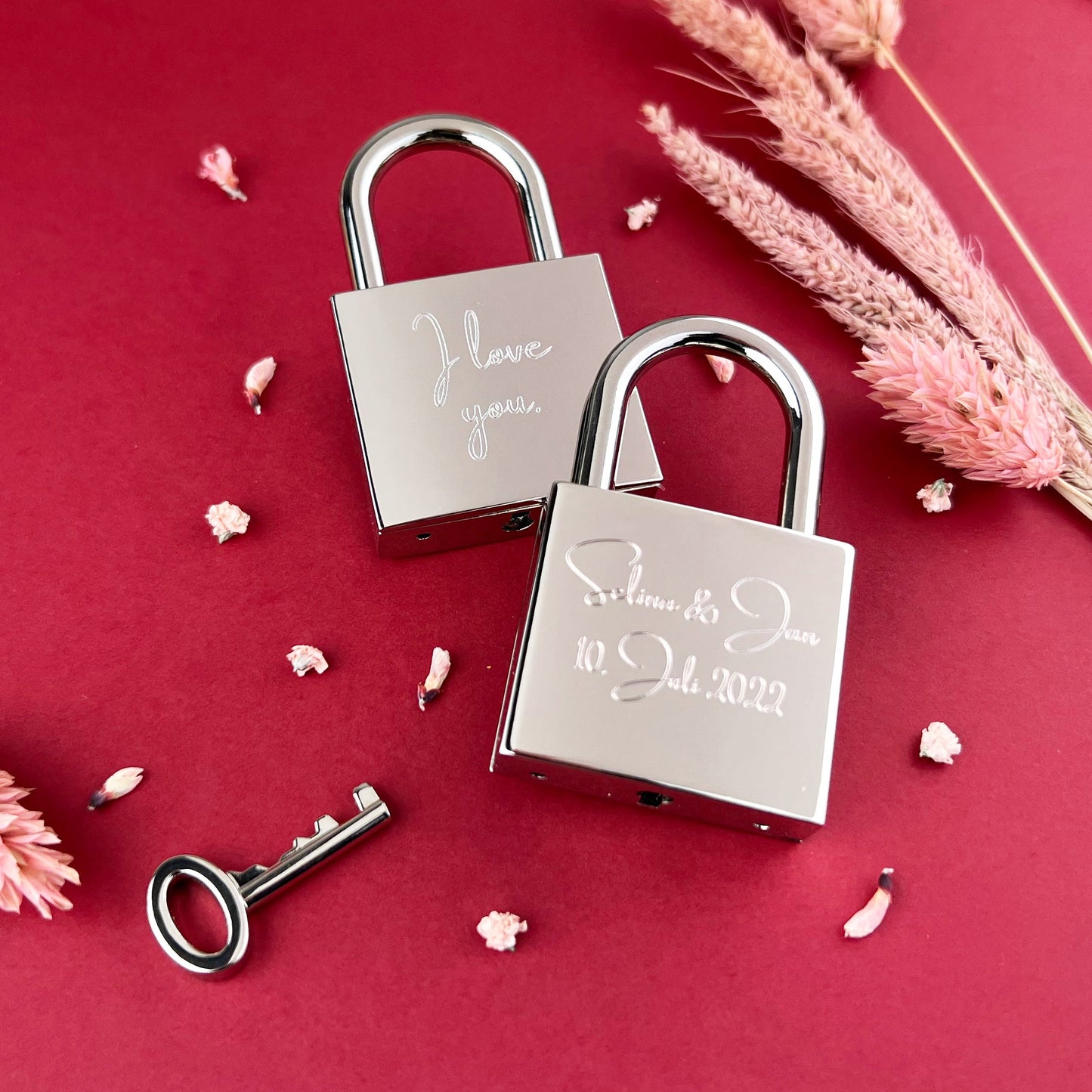 Weiteres Schloss: Liebesschloss Silber