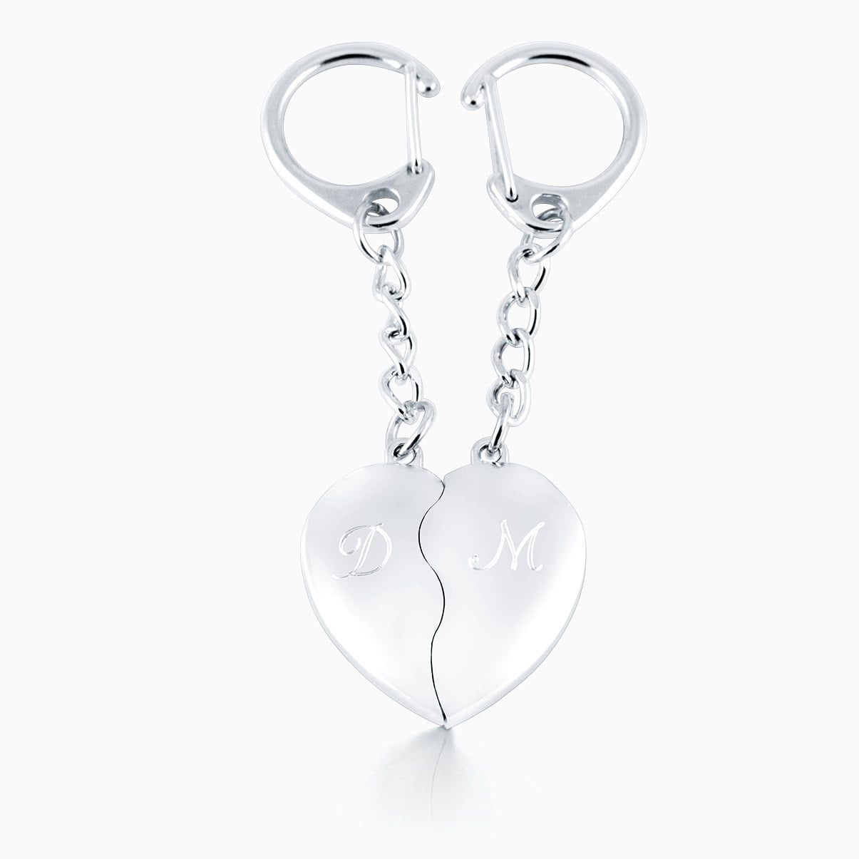 Angebot: Herz Schlüsselanhänger mit Initialen