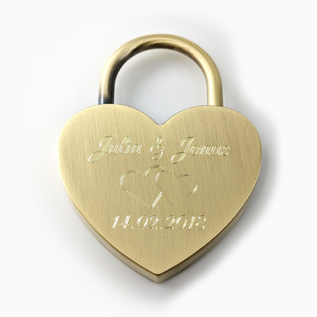 Herzschloss Vintage Gold
