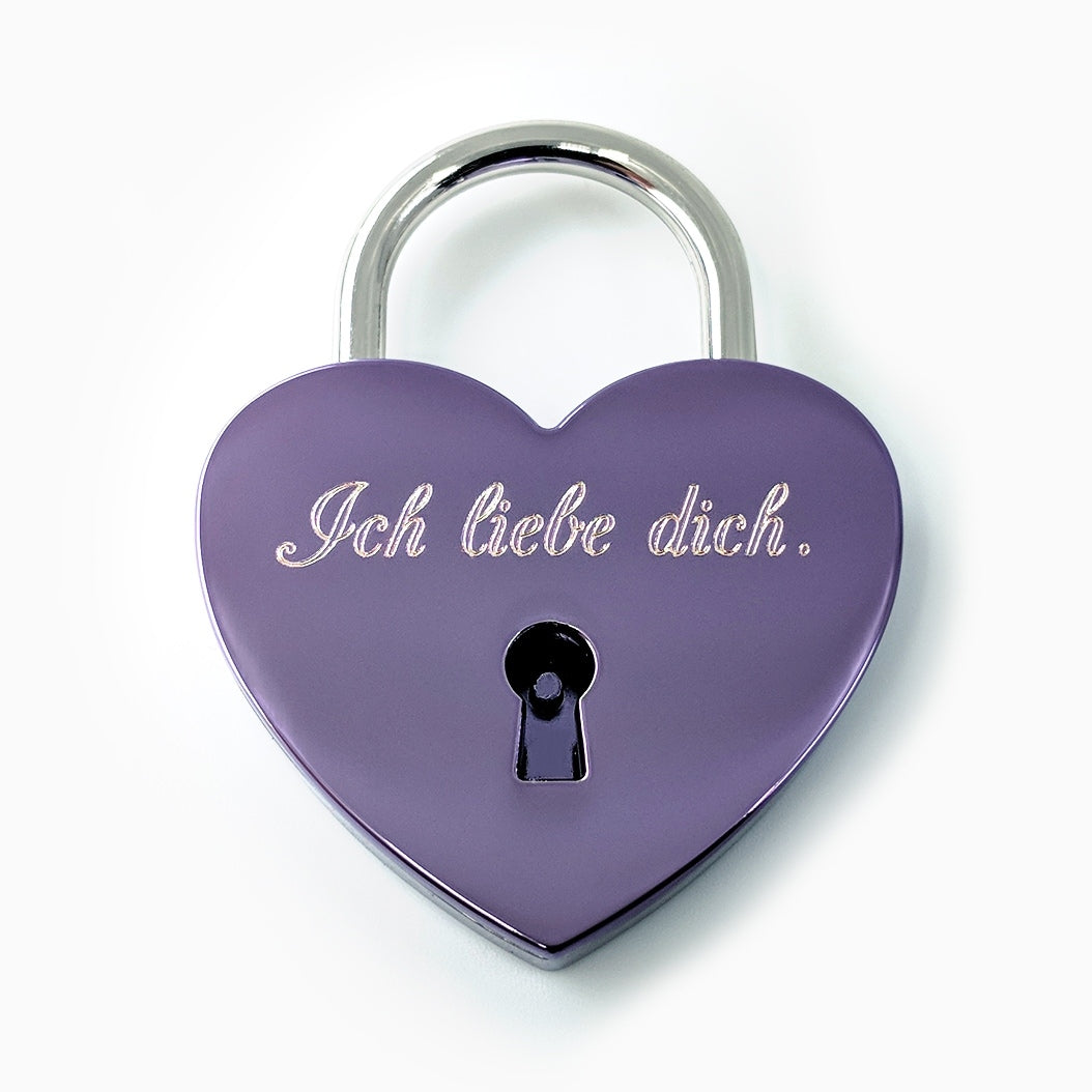 Herzschloss Lavendel Lila