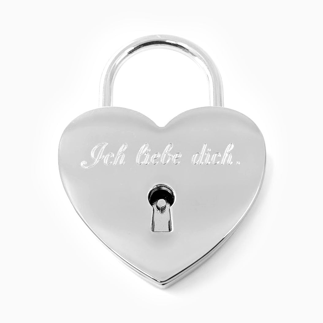 Weiteres Schloss: Herzschloss Silber