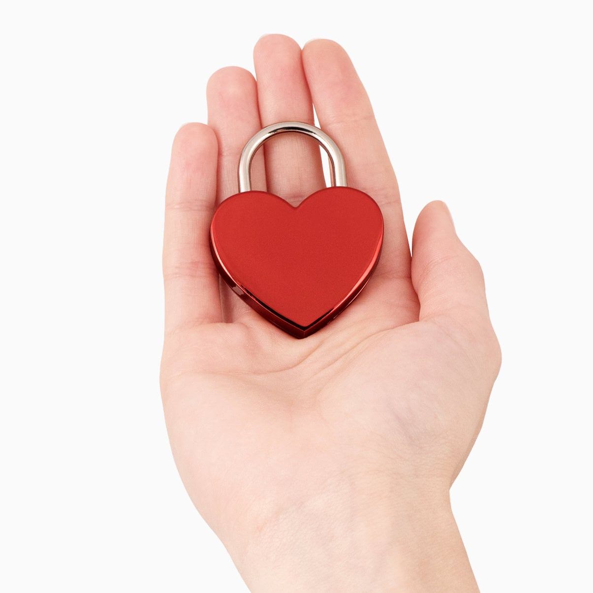 Weiteres Schloss: Herzschloss Rubin Rot