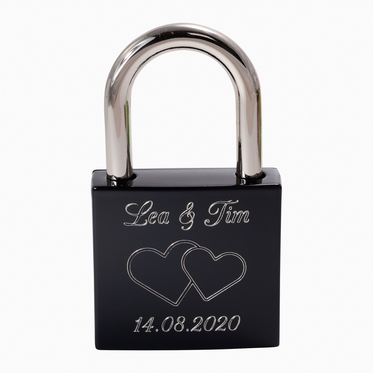 Weiteres Schloss: Liebesschloss Onyx Schwarz