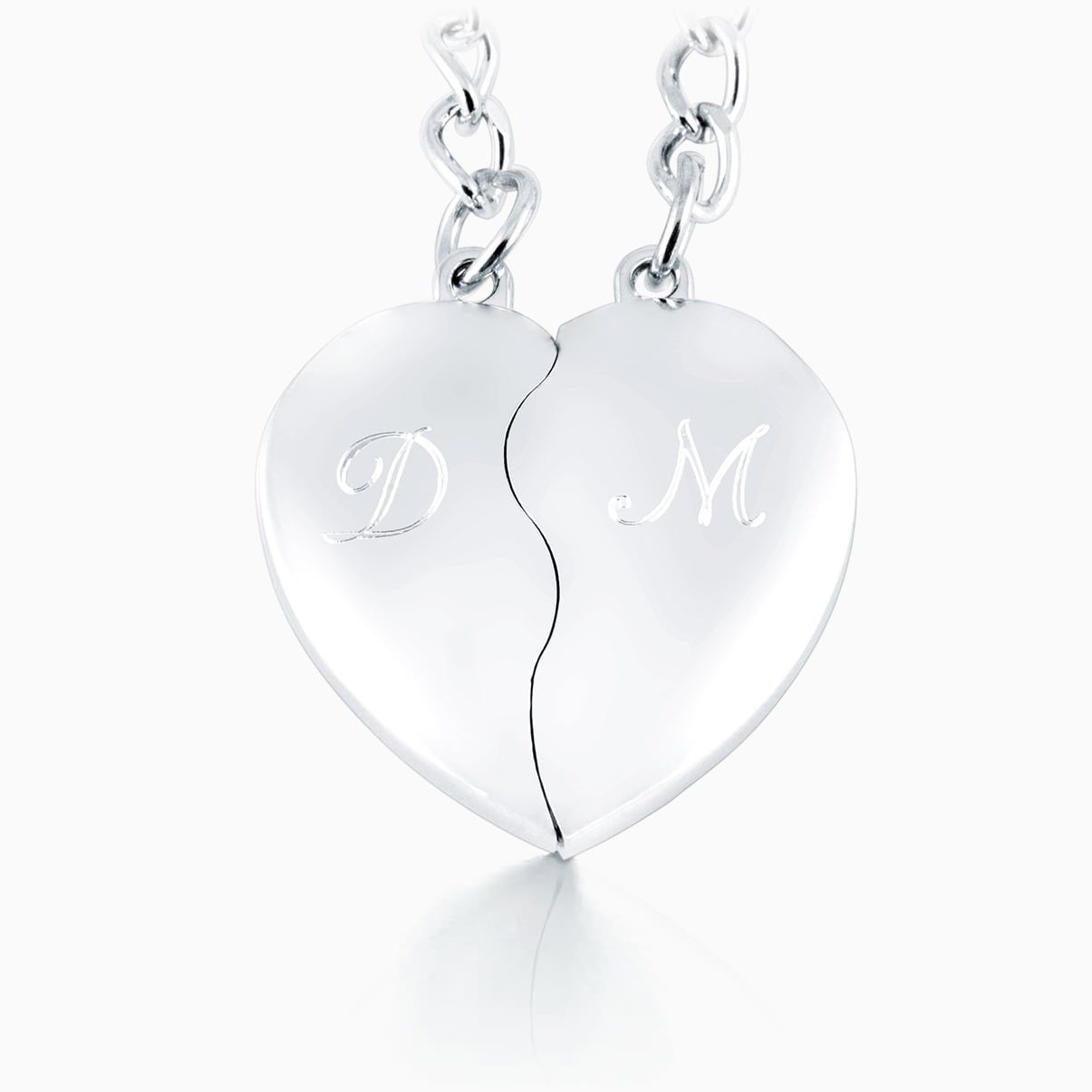 Angebot: Herz Schlüsselanhänger mit Initialen